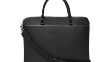Geanta ALDO PRYSIUS 009, Neagra, din Piele Ecologica