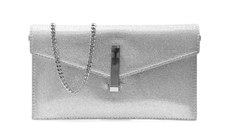 Geanta plic ALDO argintie, LARIBLING 042, din piele ecologica