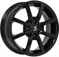 4X100 IT WHEELS ALISIA Gloss Black ALIAJ 6.5 17 - 1