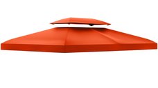Acoperis de Inlocuire Outsunny pentru Pavilion Gradină 3x4m Poliester Culoare Cafea