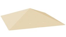 Acoperis de schimb Outsunny pentru pavilion 3 x 3 m, rezistent la apa, UPF30+, husa Oxford 370 g/m², Bej | Aosom Romania