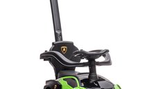 AIYAPLAY Masinuta pentru copii 2 in 1 Lamborghini cu volan si claxon, Verde