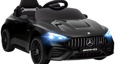 AIYAPLAY Mercedes AMG CLE 53 Mașină Electrică pentru Copii cu Telecomandă 12V 2 Motoare, Negru | Aosom Romania