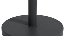 Baza Umbrelă Grădină Outsunny din HDPE și Ciment cu Manivelă, Ø46,5x31 cm, Negru | Aosom Romania