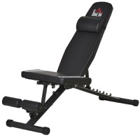 HomCom banca pentru greutati, pliabila,145x55x41-114cm | AOSOM RO - 1