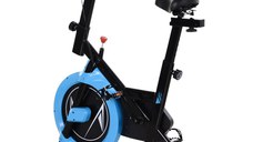 HomCom bicicleta fitness reglabila 47x104x103,5-114,5 cm | AOSOM RO