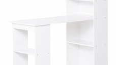 HomCom birou modern cu biblioteca 120x55x120cm | AOSOM RO