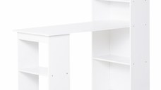 HomCom birou modern cu biblioteca 120x55x120cm | AOSOM RO