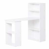 HomCom birou modern cu biblioteca 120x55x120cm | AOSOM RO - 1