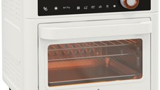 HOMCOM Cuptor Electric cu Funcție de Prăjire cu Aer, Temporizator și Temperatură Reglabilă, 33,5x32x32,5 cm, Alb | Aosom Romania