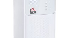 HomCom dezumidificator portabil, 28x20x50.5cm, alb | AOSOM RO