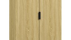 HOMCOM dulap pentru pantofi cu 5 niveluri, rafturi reglabile si picioare metalice, finisaj stejar, 80 x 38 x 110 cm
