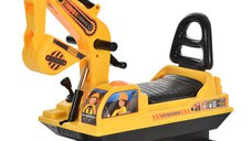 HomCom excavator de jucarie pentru copii, 78x24x58,5cm, galben | Aosom Ro