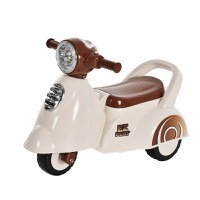 Homcom Jucarie Motocicleta Triciclu pentru Copii 12-36 luni Fara Pedale cu Lumini si Sunete Realiste Bej si Maro - 1