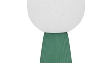 HOMCOM Lampa de Masa 3 Culori Forma Luna ABS Alb Verde Inchis | Aosom Romania