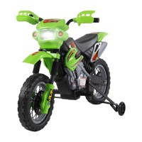 HomCom Moto Cross Electric pentru Copii cu Role,Verde - 1