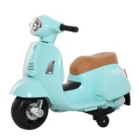 HOMCOM Motocicleta Electrica pentru Copii, Baterie 6V pentru Copii cu varste cuprinse intre 18-36 luni Verde 66.5x38x52cm - 1