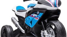 HOMCOM Motocicleta electrica pentru copii BMW HP4 cu licenta Jucarie de rulare cu 3 roti 6V Motocicleta | AOSOM RO
