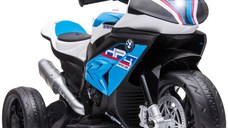 HOMCOM Motocicleta electrica pentru copii BMW HP4 cu licenta Jucarie de rulare cu 3 roti 6V Motocicleta | AOSOM RO