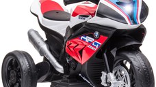 HOMCOM Motocicleta electrica pentru copii BMW HP4 cu licenta Jucarie de rulare cu 3 roti 6V Motocicleta | AOSOM RO