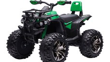 HOMCOM Quad electric 12V pentru copii, verde | AOSOM RO