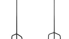 HOMCOM Răcitor pentru Haine cu 4 Roți, Dimensiuni 120x60x170cm