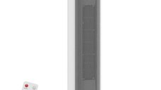 HOMCOM Radiator Electric Ceramic 2000W cu 3 Setări de Temperatură, Timer de 15 Ore și Telecomandă | Aosom Romania