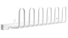 HOMCOM Uscător Electric pentru Încălțăminte, Montare pe Perete, Alb, Oțel, 55° C, Dimensiuni 76 x 13 x 17cm | Aosom Romania