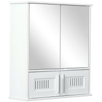 Mobilier suspendat de baie Kleankin, 55x17.5x60cm | Aosom Romania - 1