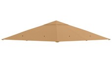 Outsunny Acoperis de schimb pentru foisor 3x3 m, poliester cu ventilatie si orificii de drenaj, 298x295 cm, bej