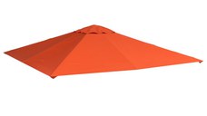 Outsunny Acoperis de Schimb pentru Foisor 3x3m din Poliester Impermeabil Anti-UV, Portocaliu