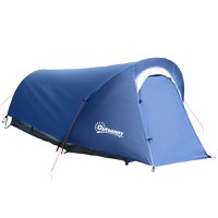 Outsunny Cort de Camping pentru o Singura Persoana, Cort de Camping Usor cu Doua Niveluri pentru Calatorii cu 2.000 mm | AOSOM RO - 1