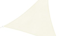Outsunny Cort parasolar triunghiular- Cort tip velă - Anti UV - Crem - 5x5x5m | Aosom RO