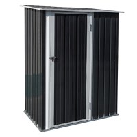 Outsunny magazie impermeabila de scule din otel, cu încuietoare,142x84x189cm | Aosom Romania - 1