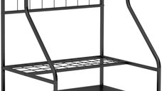 Outsunny Organizator de Unelte de Gradina cu Suporturi pe 3 Niveluri, 84 x 53 x 73 cm, Portocaliu | Aosom Romania