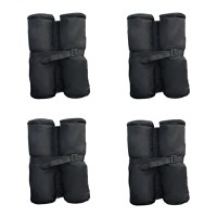 Outsunny Set de 4 Piedestale de Contragreutate pentru Stabilitatea Foișoarelor, Negru | Aosom Romania - 1