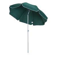 Outsunny Umbrela de Gradina cu acoperis inclinabil, Φ220cm Culoare verde Inchis - 1