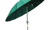 Outsunny Umbrela de gradina si terasa cu manivela, Ф255x240cm Verde | Aosom Ro
