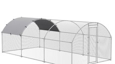 PawHut Cotet pentru pasari de curte galvanizat, Cusca pentru animale de companie, 2,8 x 5,7 x 2 m | Aosom RO