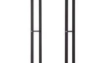 Raft Lemne pentru Casa si Gradina Greutate maxima 100kg Negru, Modern și elegant 60x25x150cm HOMCOM | Aosom RO