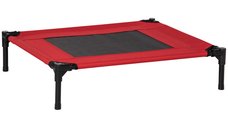 Saltea estivala pliabila pentru caini de exterior si interior, pat pentru animale domestice rosu 76x61x18cm PawHut | Aosom RO