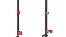 SPORTNOW Power Tower, statie de tractiuni pentru genuflexiuni si exercitii cu bara, capacitate de pana la 500 kg, negru