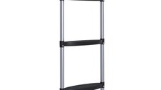 SPORTNOW Scară Acces Trambulină 3 Trepte sau 2 Trepte Late Capacitate 120kg 97x32cm | Aosom Romania