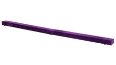 Trava de Gimnastica Homcom Pliabila din Lemn, Violet, 210x10x6.5cm
