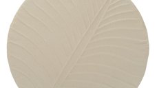 Vaza rotunda Mauro Ferretti Dune, crem, din fier, 41,5 x 12 cm