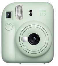 Aparat Foto Compact Instant Fujifilm Instax Mini 12 + Instax Mini Glossy (Verde) - 1