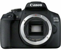Aparat Foto D-SLR Canon EOS 2000D, Body, 24.1 MP, Ecran 3inch LCD, Filmare Full HD (Negru) - 1