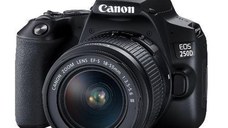 Aparat Foto D-SLR Canon EOS 250D, 24.1 MP, Ecran 3inch LCD, Filmare 4k + EF-S 18-55 mm f/4-5.6 IS STM (Negru)
