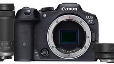 Aparat Foto Mirrorless Canon EOS R7, 32.5 Mpx, Filmare 4k, procesor DIGIC X, Wi-Fi + RF-S 18-150mm, F/3.5 – 6.3 + adaptor EF-EOS R (Negru)