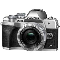 Aparat foto Mirrorless Olympus E-M10 Mark IV + obiectiv M.Zuiko Digital ED 14-42mm F3.5-5.6 EZ (pancake zoom), Argintiu - 1